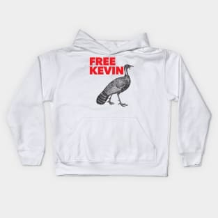 Free Kevin - Kevin the Turkey Shirt Kids Hoodie